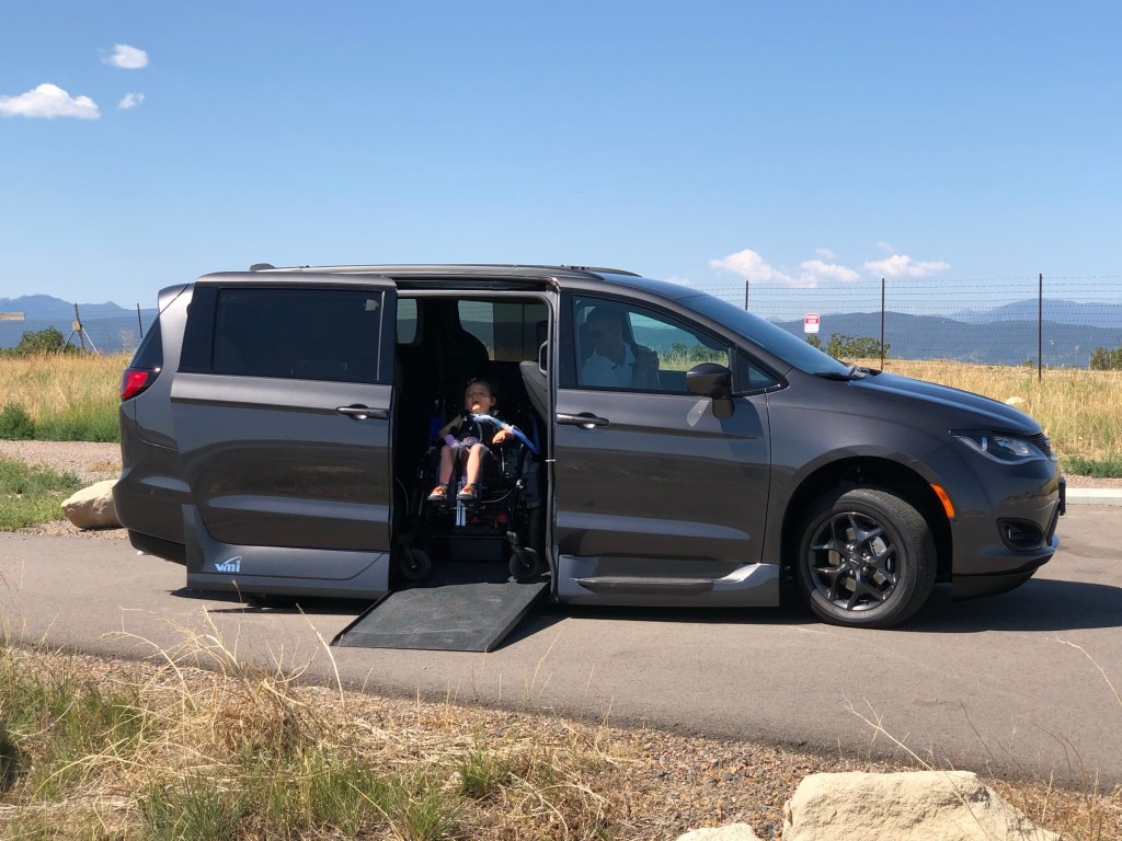 Chrysler Pacifica van used to deliver hope and support to a family in need